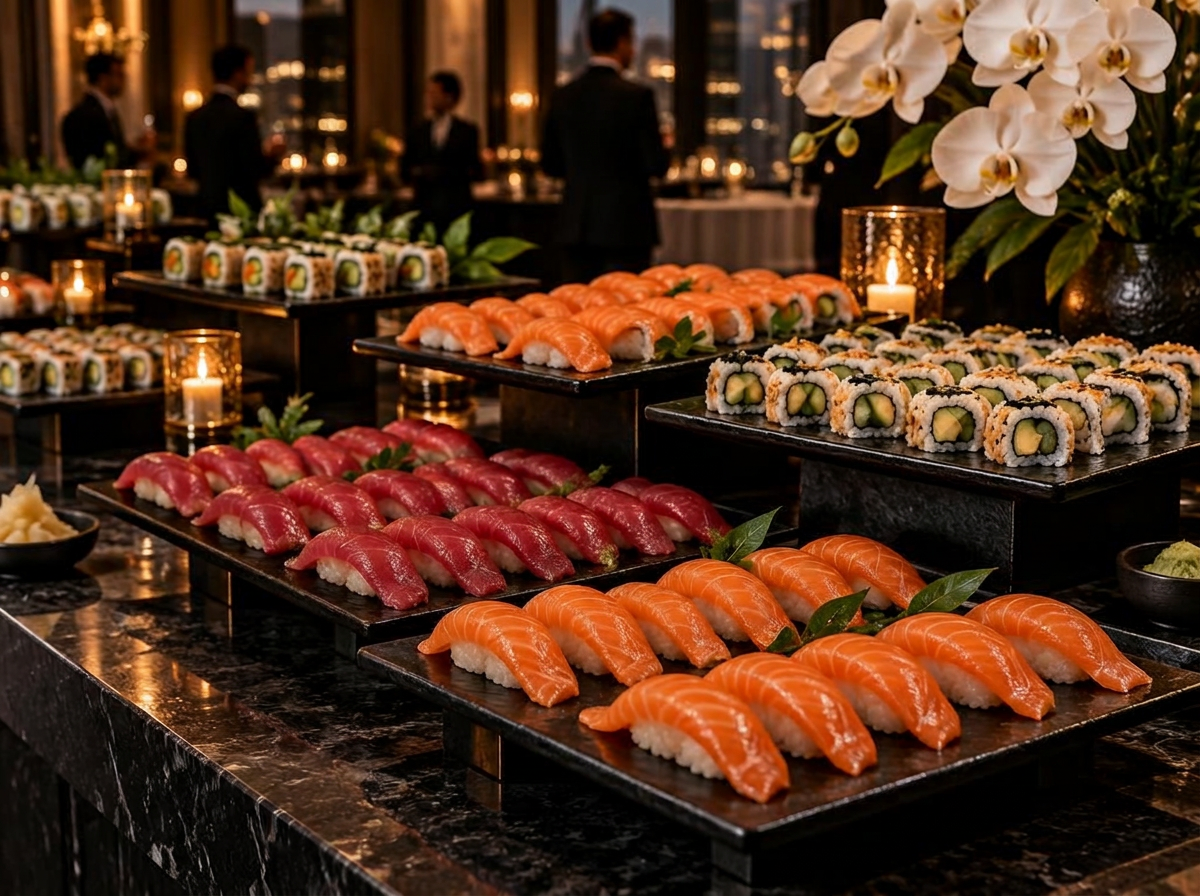 Grand Sushi Buffet sushi catering concept