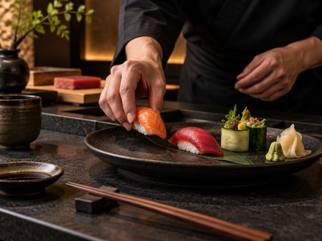 Omakase Experience sushi catering concept